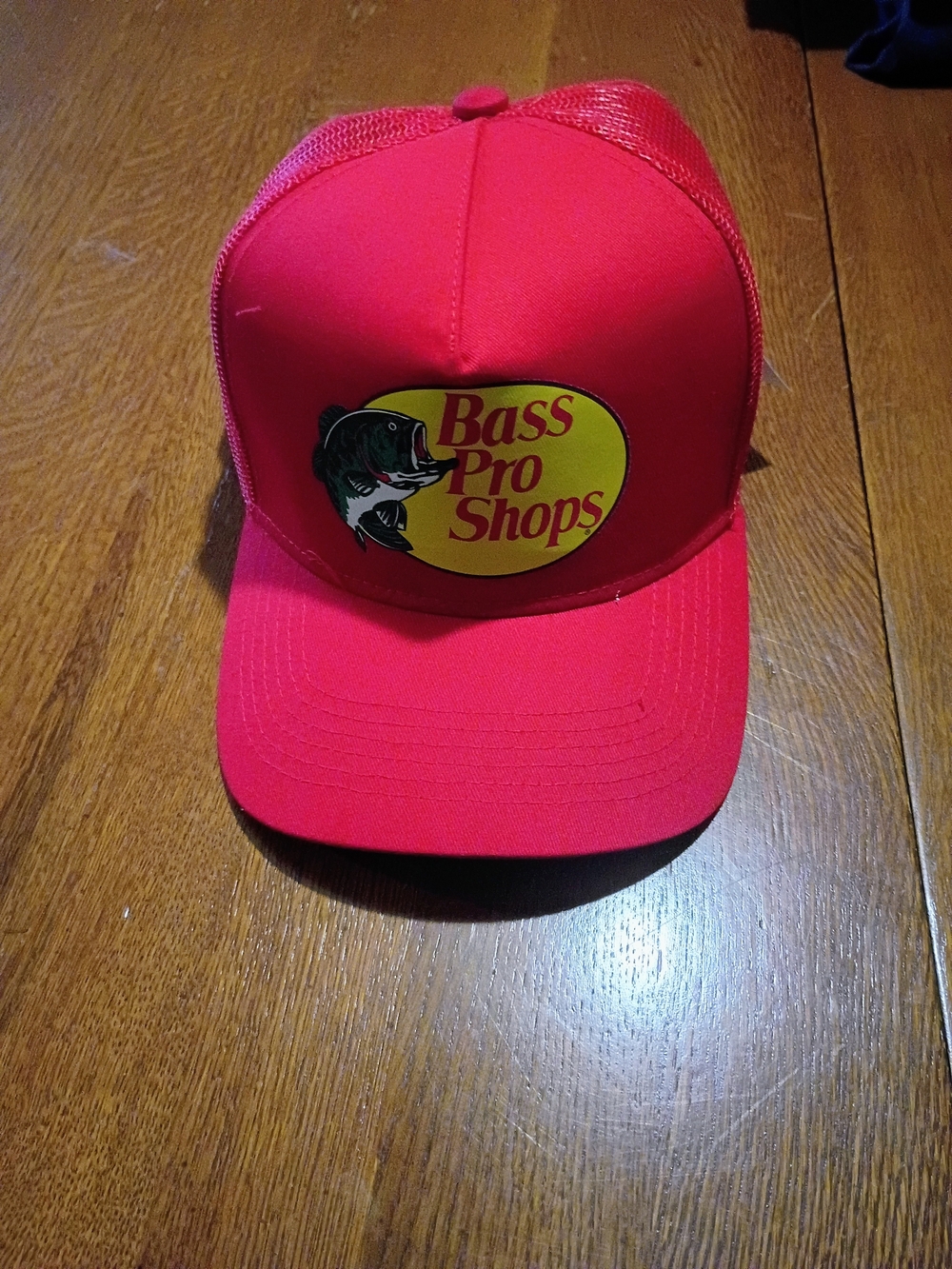 Bass Pro Shops Red and Yellow Logo Trucker Cap